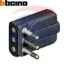 Spina Bticino Corner 2 Poli+T 10 A salvaspazio - BTICINO S2465TGE