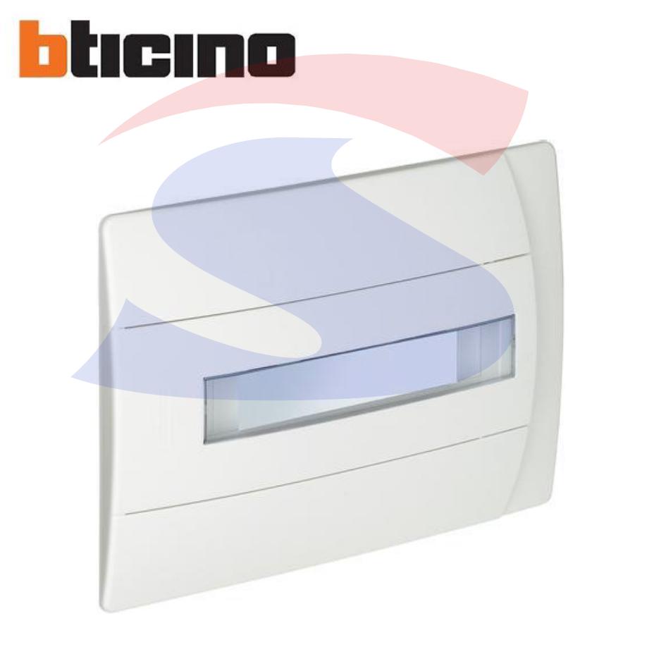 Frontalino in resina termoplastica 6 moduli bianco RAL 9003 - BTICINO E215P/6BN