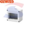 Cassetta portafrutti da esterno 99x82x55 mm 3 posti - GEWISS GW27003