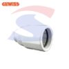 Raccordo Tubo-Guaina IP65 Ø 32-25 mm Grigio RAL7035 - GEWISS DX43332