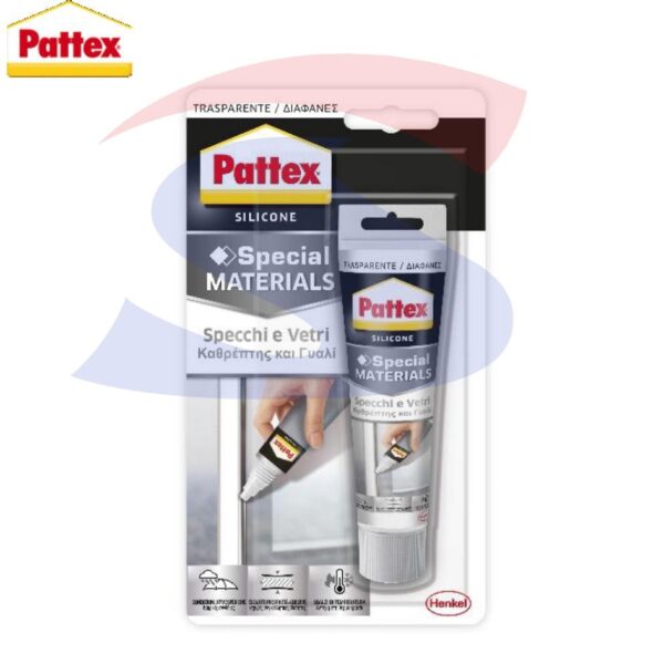 Silicone Trasparente Pattex "Specchi e vetri" da 50 ml - PATTEX 46004