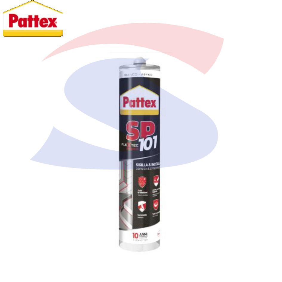 Sigillante/Adesivo Pattex SP101di colore Bianco da 280 ml - PATTEX 47430