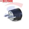 Spina mobile Schuko 2 poli + T S31 da 16 A Nera - SCAME 130.83/N