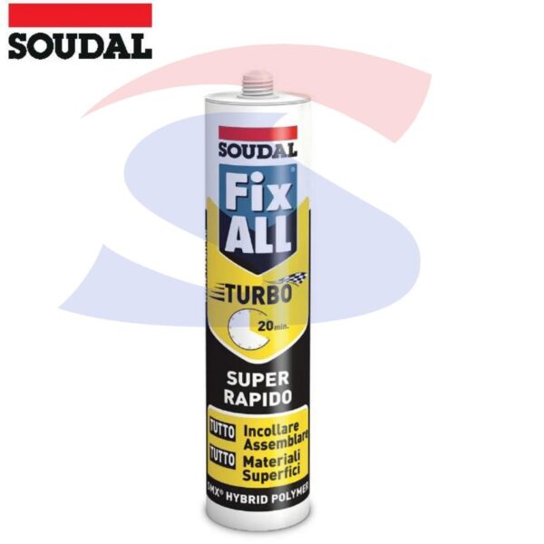 Sigillante/Adesivo Fix All Soundal di color Bianco da 290 ml - SOUDAL 47477