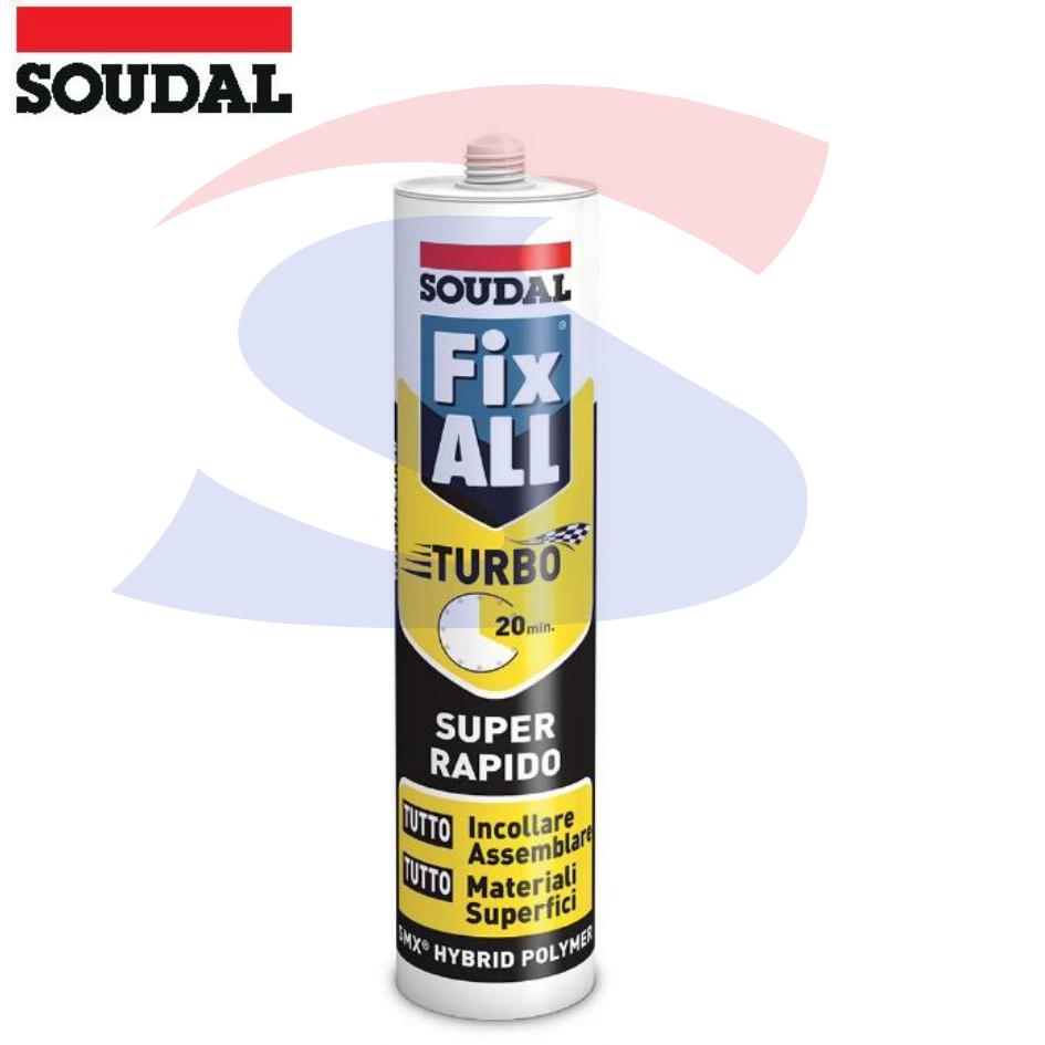 Sigillante/Adesivo Fix All Soundal di color Bianco da 290 ml - SOUDAL 47477
