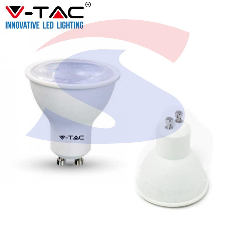Lampadina LED GU10 7W Faretto 110° 6400K - VTAC 1674