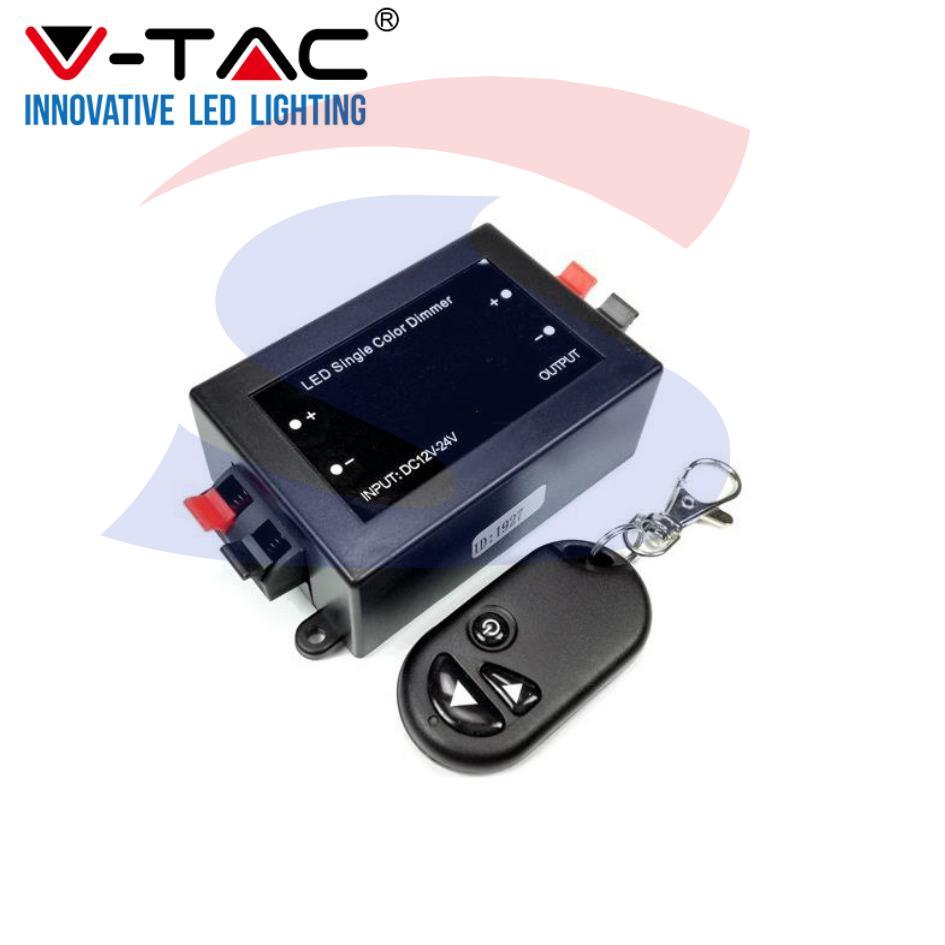 Controller (Dimmer) per strisce LED con telecomando 3 tasti - VTAC 3300 -  Spagnuolo S.R.L.