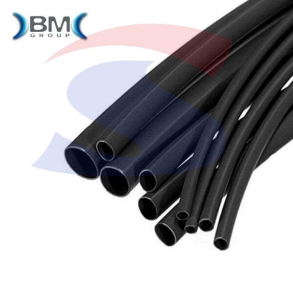 guaina termoretraibile nera diametro 6,4 mm termo restringente