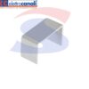 Tappo terminale 20x10 Bianco RAL 9001 in PVC - ELETTROCANALI ECTT2010B