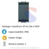 Invertitore serie "IDEA" 1P 16A e 250V, Grigio - VIMAR 16013
