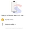 Invertitore serie "MATIX" 2P 16A e 250V, Bianco - BTICINO AM5012