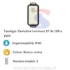 Deviatore luminoso serie "8000" 10 A e 250 V, Bianco crema - VIMAR 08038