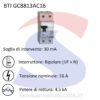 Interruttore automatico differenziale bipolare 16 A - SIEMENS 5SU13531KK16