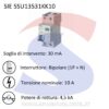 Interruttore automatico differenziale bipolare 10 A - SIEMENS 5SU13531KK10