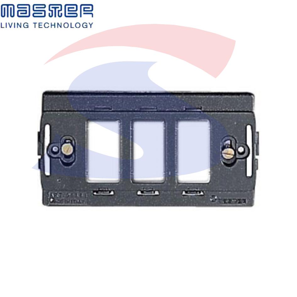 Supporto in policarbonato 3 moduli con viti serie "16000" - MASTER 00361