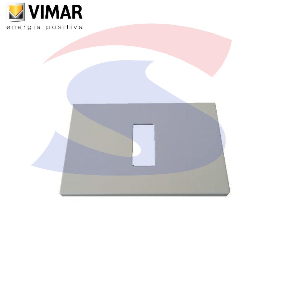 Placca 1 posto color Bianco della serie 8000 - VIMAR 08635.Z