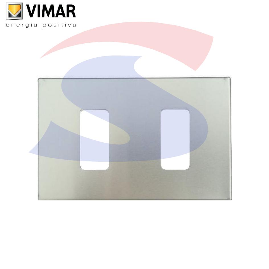 Placca 2 posti color Oro della serie 8000 - VIMAR 08636