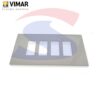 Placca 4 posti color Avorio della serie 8000 - VIMAR 08638.A