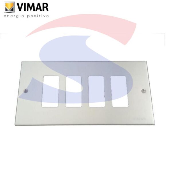 Placca 4 posti color Oro della serie 8000 - VIMAR 08638