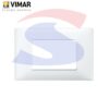 Placca 3 posti colore Bianco della serie Plana - VIMAR 14653.01