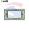 Placca 4 posti colore Trasparente della serie Plana - VIMAR 14654.42