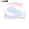 Placca 7 posti colore Bianco della serie Plana - VIMAR 14657.01