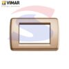 Placca 3 posti colore Bronzo metallizzato della serie Idea - VIMAR 16753.22