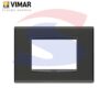 Placca 3 posti colore Reflex Antracite della serie Eikon - VIMAR 20653.42