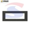 Placca 7 posti colore Reflex Antracite della serie Eikon - VIMAR 20657.42