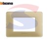 Placca rettangolare 3 posti colore Avorio serie Matix - BTICINO AM4803CAV