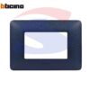 Placca rettangolare 3 posti colore Blu mercurio serie Matix - BTICINO AM4803TBM