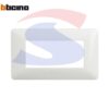 Placca rettangolare 4 posti colore Bianco serie Matix - BTICINO AM4804BBN