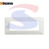 Placca rettangolare 6 posti colore Bianco serie Matix - BTICINO AM4806BBN
