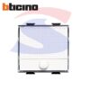 Pulsante con portanome serie "MATIX" NO 10A 250V, Bianco - BTICINO AM5008