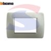 Placca 3 posti colore Verde metallizzato serie Luna - BTICINO C4803VM