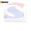 Placca 4 posti colore Bianco serie Luna - BTICINO C4804BN