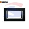 Placca 4 posti colore Antracite spazzolata serie Axolute - BTICINO HA4804XS
