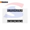 Placca 4 posti colore Bianco serie Living Now - BTICINO KA4804KW