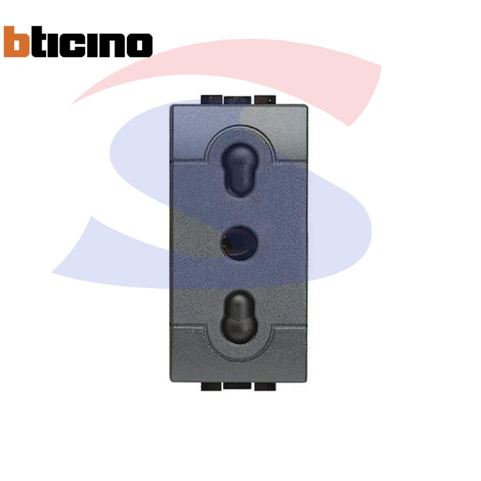Presa bivalente "Living International" 2P+T da 10/16 A - BTICINO L4180
