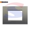 Placca 3 posti colore Avenue serie Livinglight - BTICINO LNA4803AE