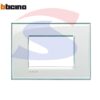 Placca 3 posti colore Acqua marina serie Livinglight - BTICINO LNA4803KA