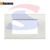 Placca 4 posti colore Bianco serie Livinglight - BTICINO LNA4804BI