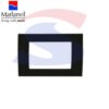 Placca rettangolare 4 posti di colore Nero lucido - MARLANVIL 7834.T.NL
