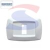 Placca rettangolare 1 posto di colore Bianco serie Modi' - MASTER MD101