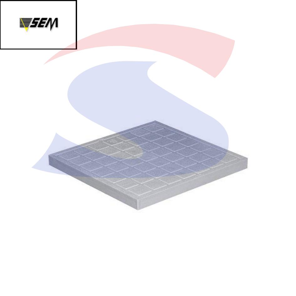 Coperchio per pozzetto in materiale plastico 200x200 mm - SEM 5521