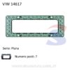 Supporto Vimar 7 moduli con viti serie "Plana" - VIMAR 14617