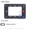 Supporto Vimar 3 moduli con viti serie "Eikon" - VIMAR 21613