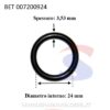 O-ring in gomma nitrilica con Ø 24 mm e spessore 3,53 mm - BETA 007200924