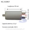 Condensatore per avviamento da 25 µF e 450 V - RELCO S53957