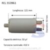 Condensatore per avviamento da 50 µF e 450 V - RELCO S53961